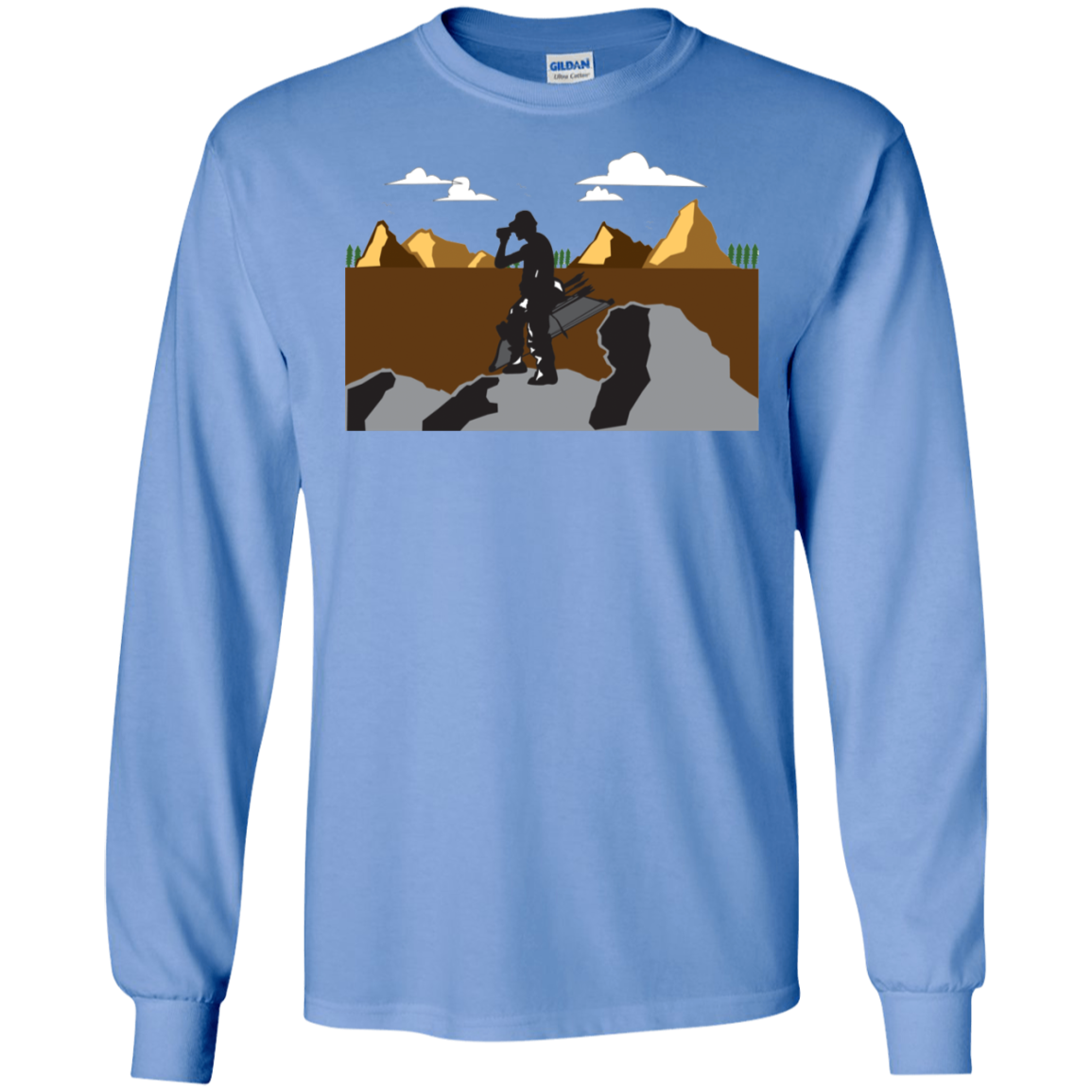 G240 Gildan LS Ultra Cotton T-Shirt A1