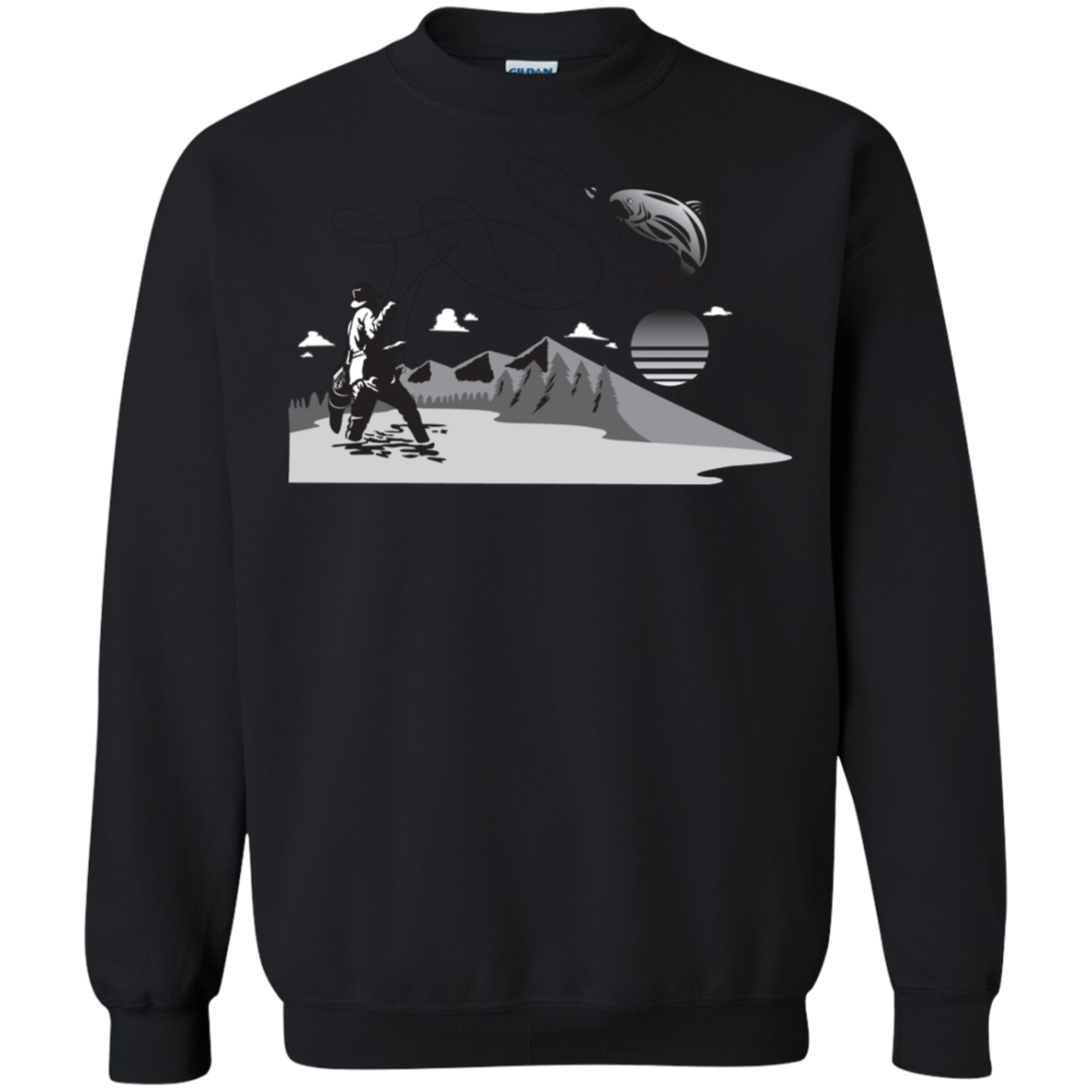 G180 Gildan Crewneck Pullover Sweatshirt  8 oz. F2