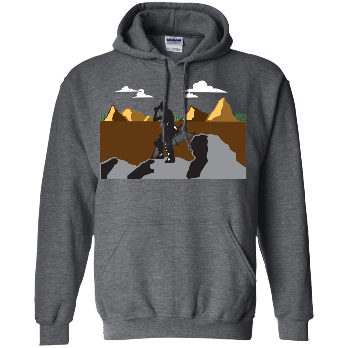 G185 Gildan Pullover Hoodie 8 oz. A1