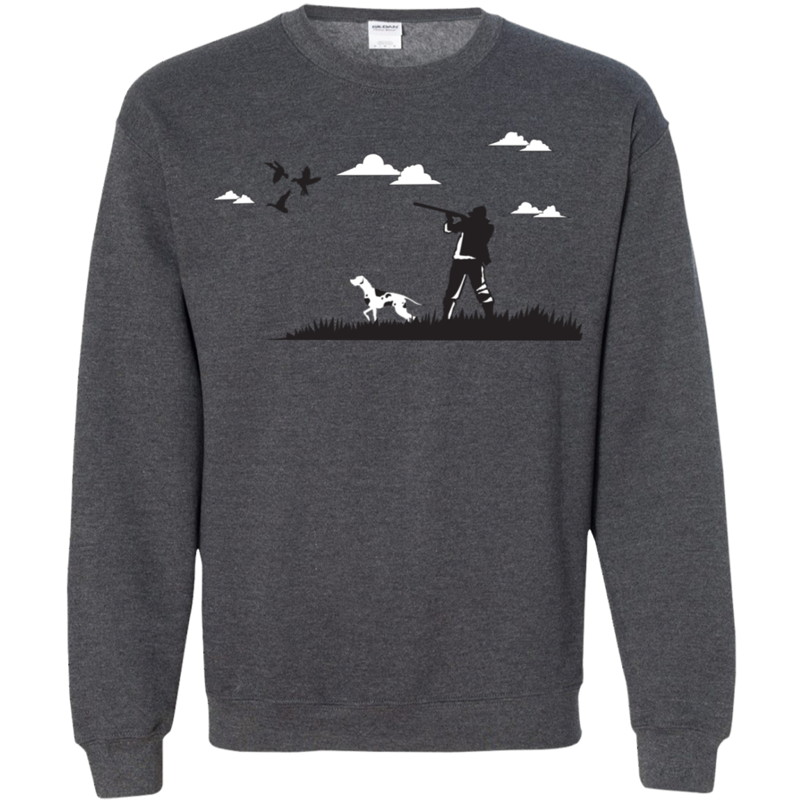 G180 Gildan Crewneck Pullover Sweatshirt  8 oz. H2