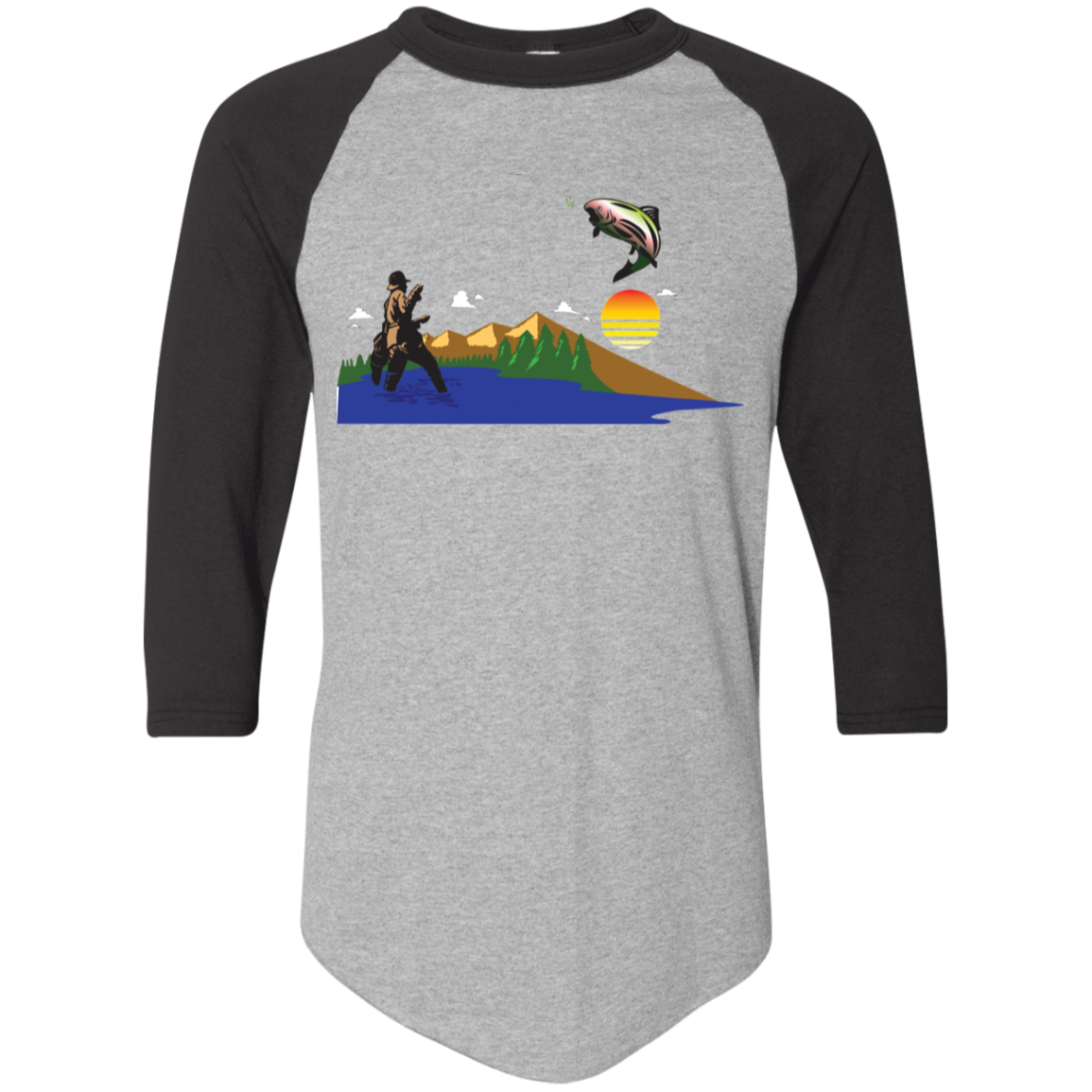 420 Augusta Colorblock Raglan Jersey F2