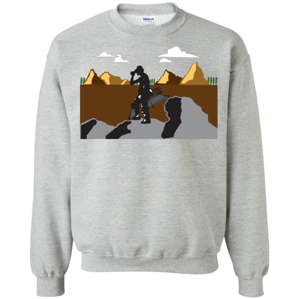 G180 Gildan Crewneck Pullover Sweatshirt  8 oz. A1