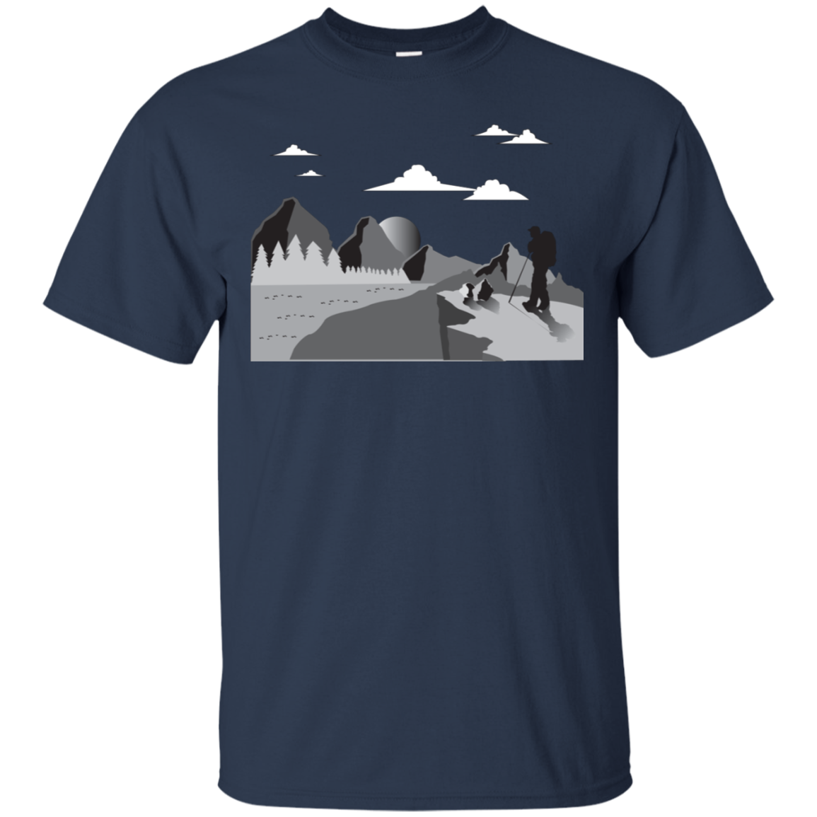 G200 Gildan Ultra Cotton T-Shirt Hiking