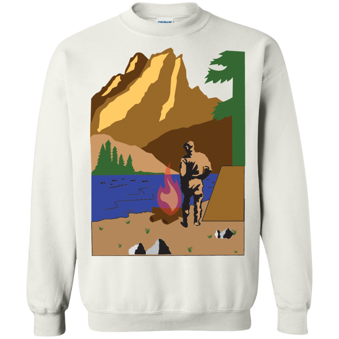 G180 Gildan Crewneck Pullover Sweatshirt  8 oz. C1