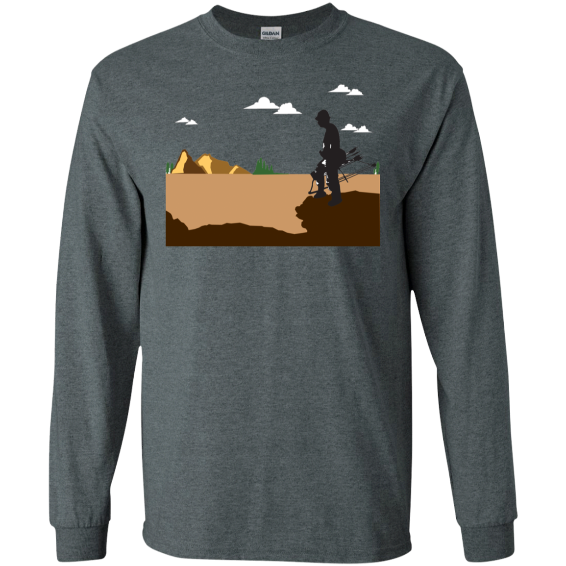 G240 Gildan LS Ultra Cotton T-Shirt A2