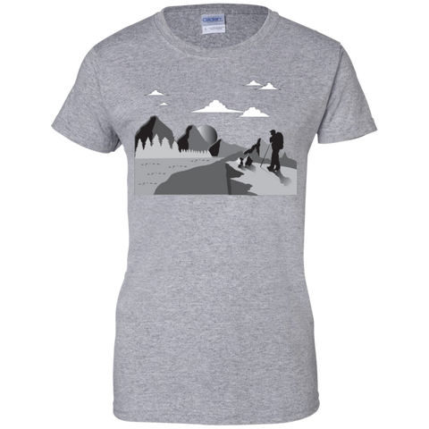 G200L Gildan Ladies' 100% Cotton T-Shirt Hiking