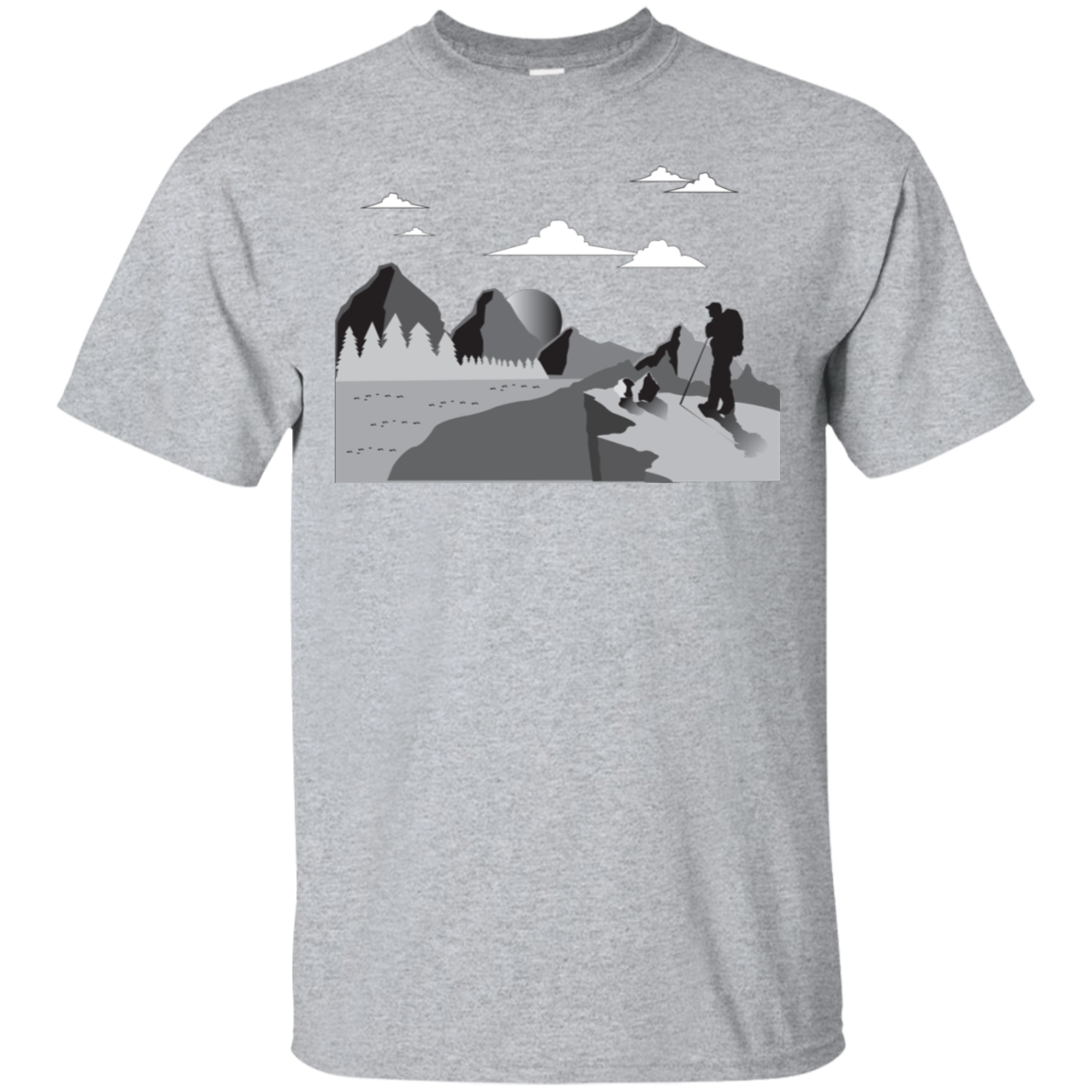 G200 Gildan Ultra Cotton T-Shirt Hiking