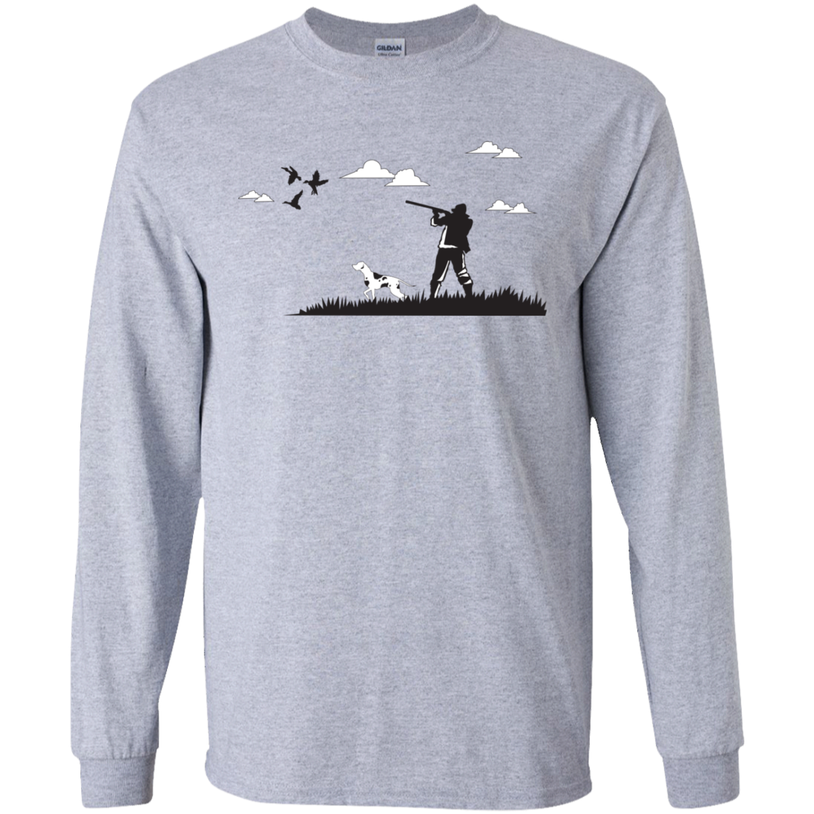 G240 Gildan LS Ultra Cotton T-Shirt H2