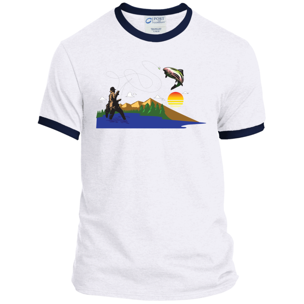 PC54R Port & Co. Ringer Tee F2