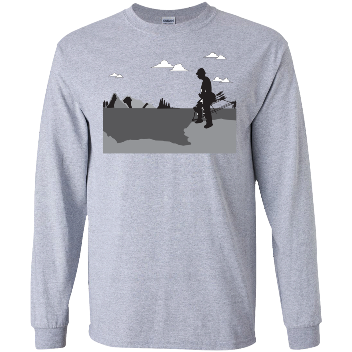 G240 Gildan LS Ultra Cotton T-Shirt A2