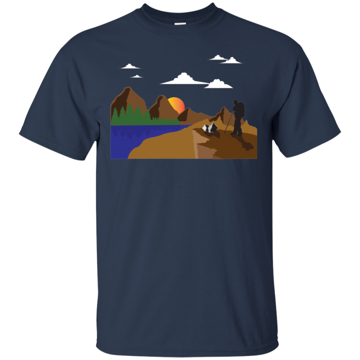 G200 Gildan Ultra Cotton T-Shirt Hiking