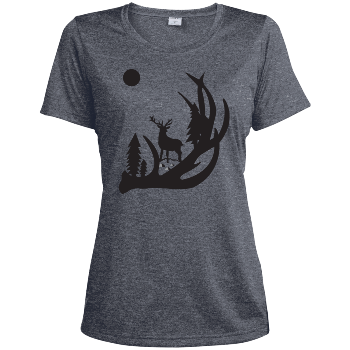 LST360 Sport-Tek Ladies' Heather Dri-Fit Moisture-Wicking T-Shirt H1