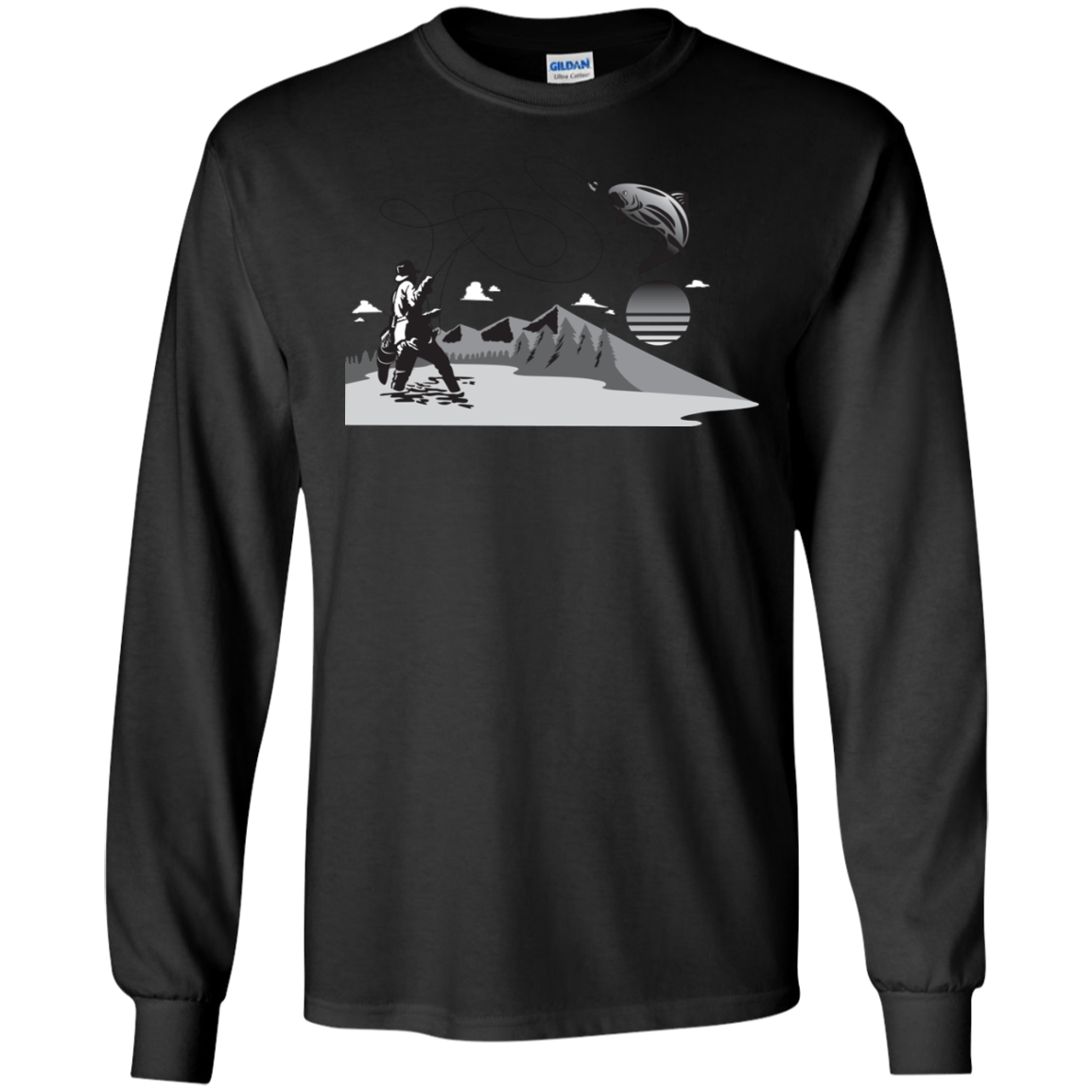 G240 Gildan LS Ultra Cotton T-Shirt F2