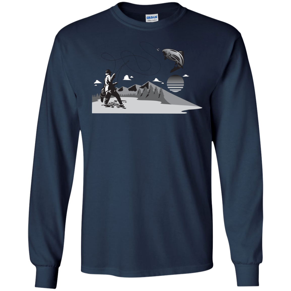 G240 Gildan LS Ultra Cotton T-Shirt F2