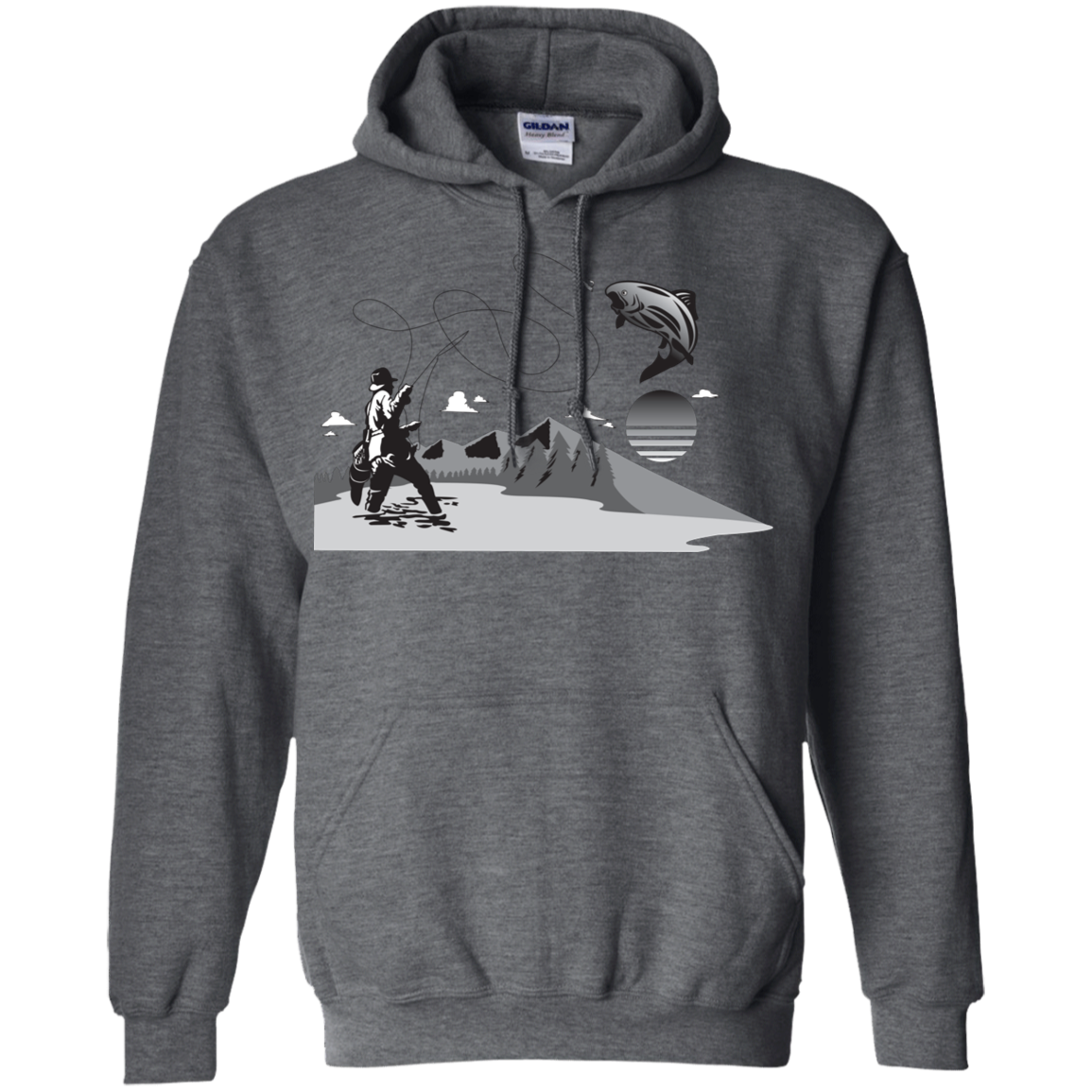 G185 Gildan Pullover Hoodie 8 oz. F2