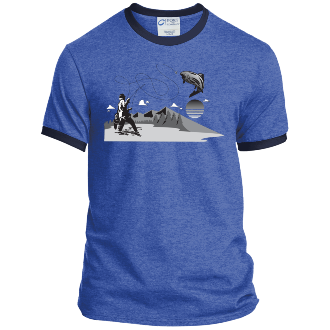 PC54R Port & Co. Ringer Tee F2