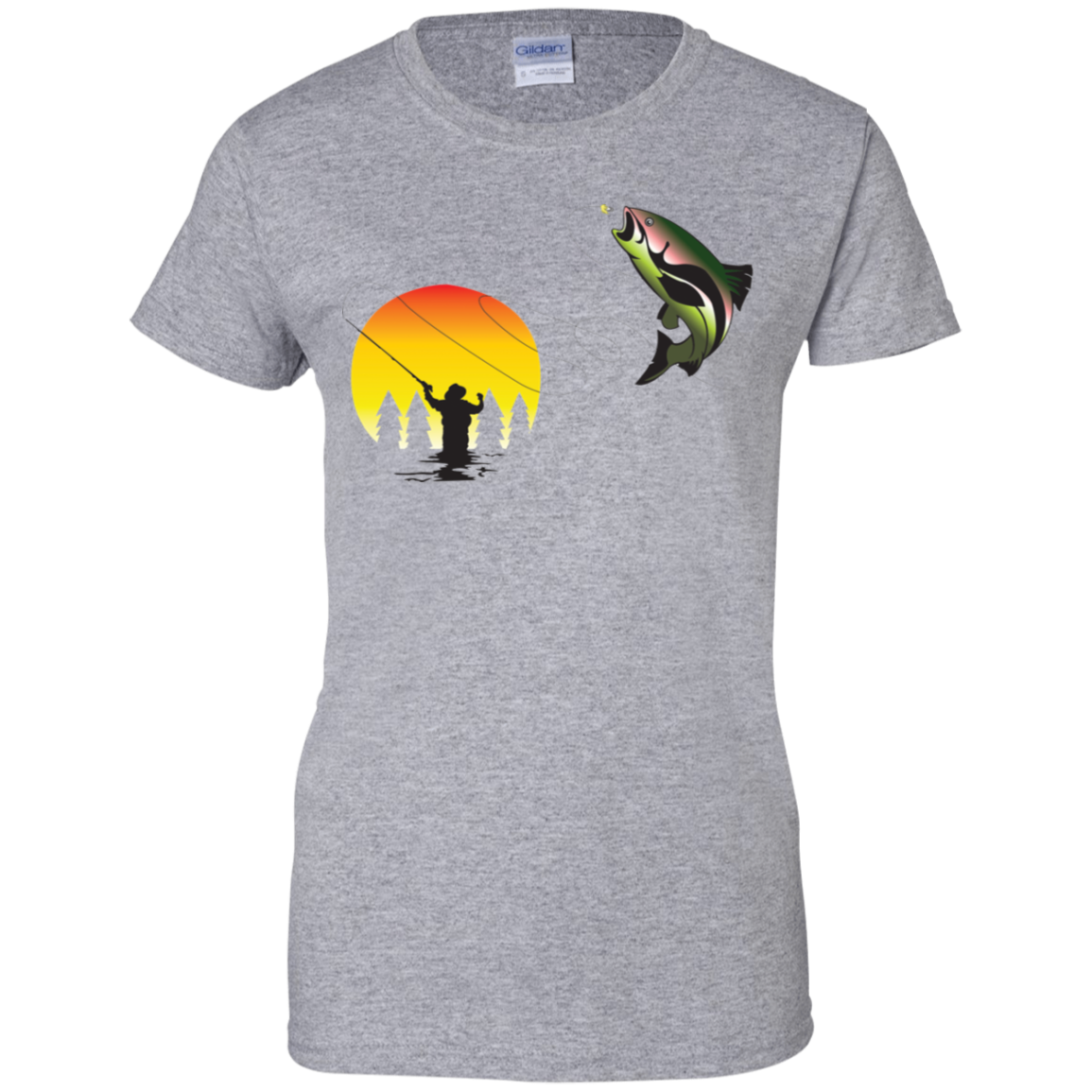 G200L Gildan Ladies' 100% Cotton T-Shirt F1