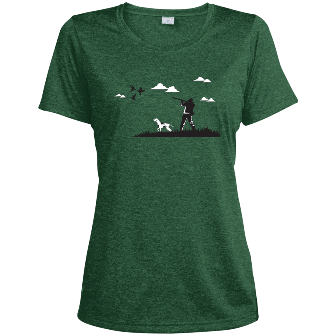 LST360 Sport-Tek Ladies' Heather Dri-Fit Moisture-Wicking T-Shirt H2