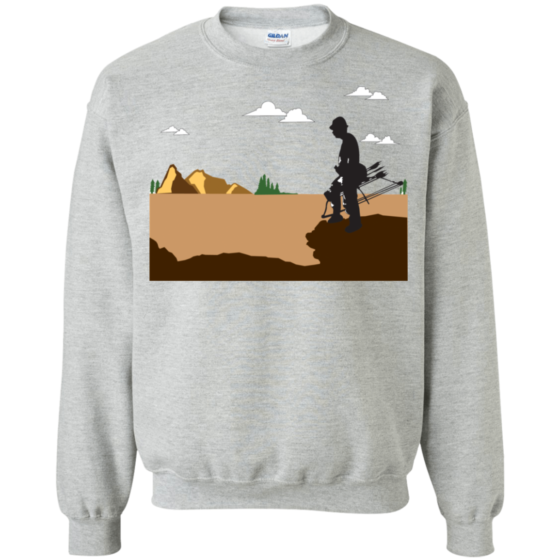 G180 Gildan Crewneck Pullover Sweatshirt  8 oz. A2