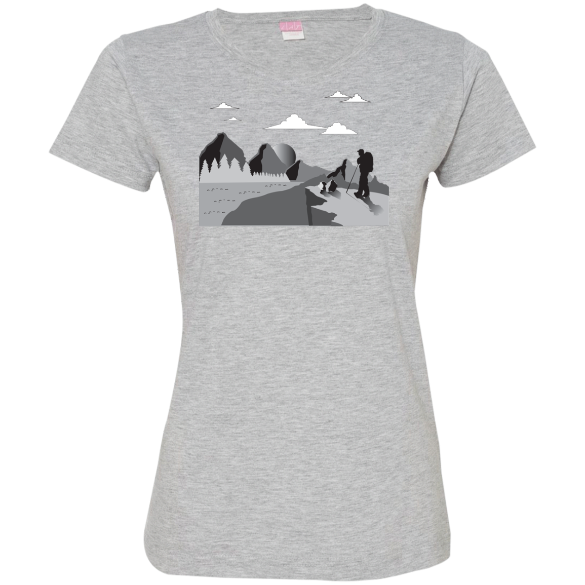 3516 LAT Ladies' Fine Jersey T-Shirt Hiking