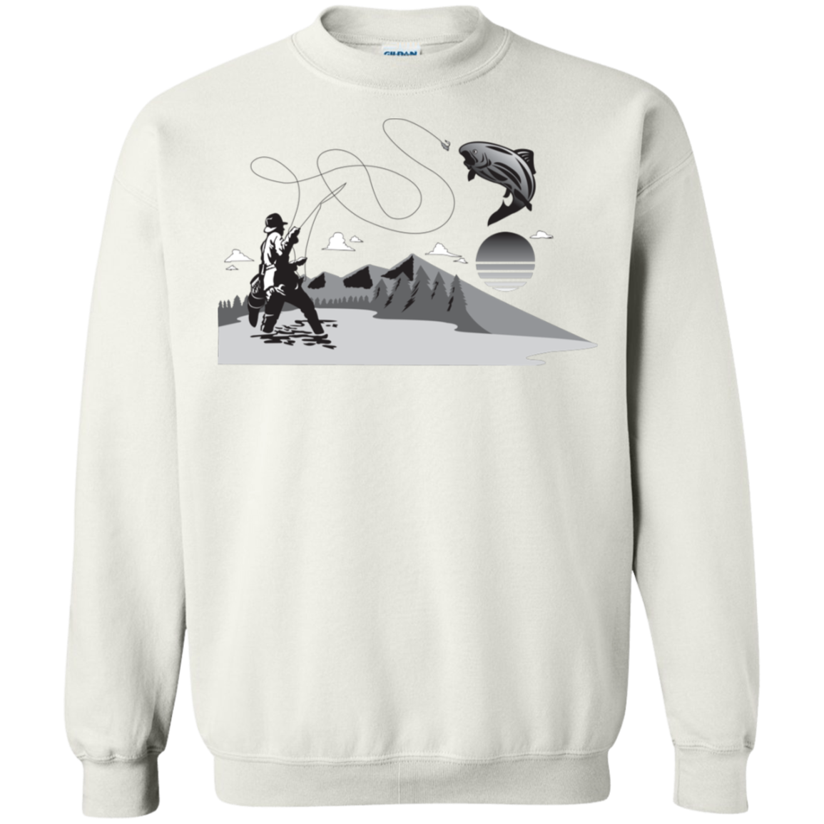G180 Gildan Crewneck Pullover Sweatshirt  8 oz. F2