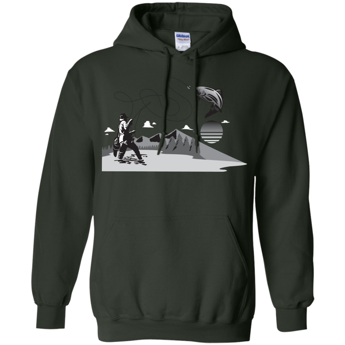 G185 Gildan Pullover Hoodie 8 oz. F2