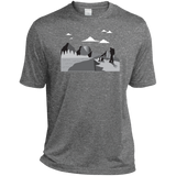 ST360 Sport-Tek Heather Dri-Fit Moisture-Wicking T-Shirt Hiking