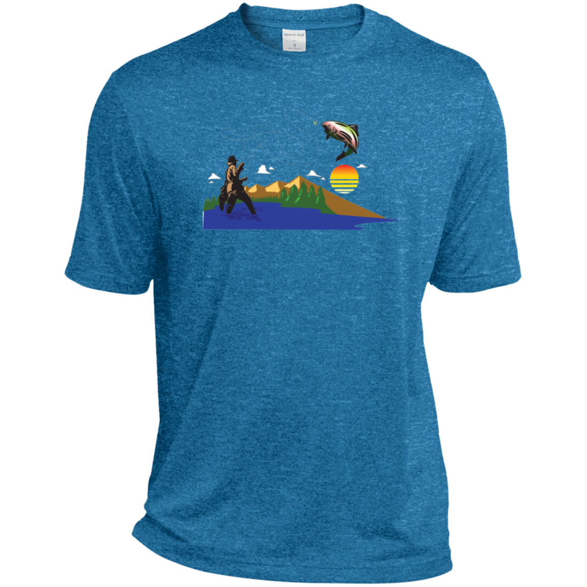 ST360 Sport-Tek Heather Dri-Fit Moisture-Wicking T-Shirt F2