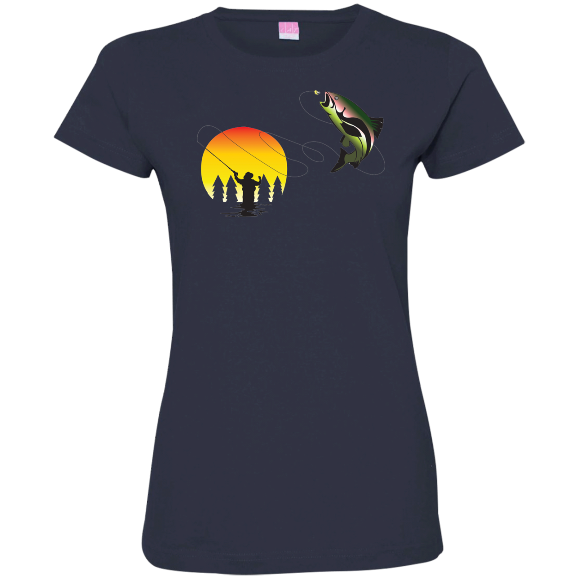 3516 LAT Ladies' Fine Jersey T-Shirt F1