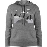 LST254 Sport-Tek Ladies' Pullover Hooded Sweatshirt Hiking