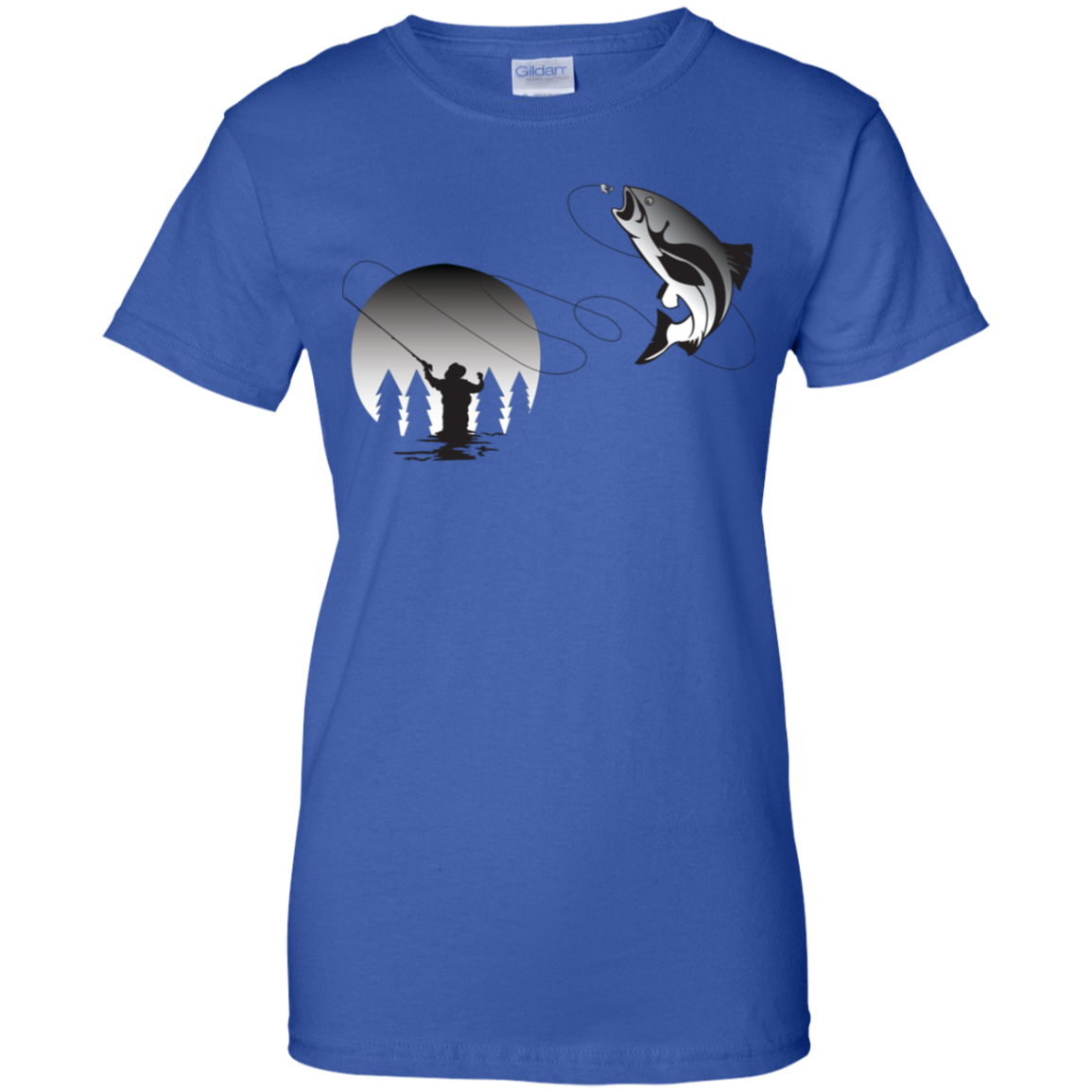 G200L Gildan Ladies' 100% Cotton T-Shirt F1