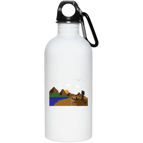 23663 20 oz. Stainless Steel Water Bottle Hiking