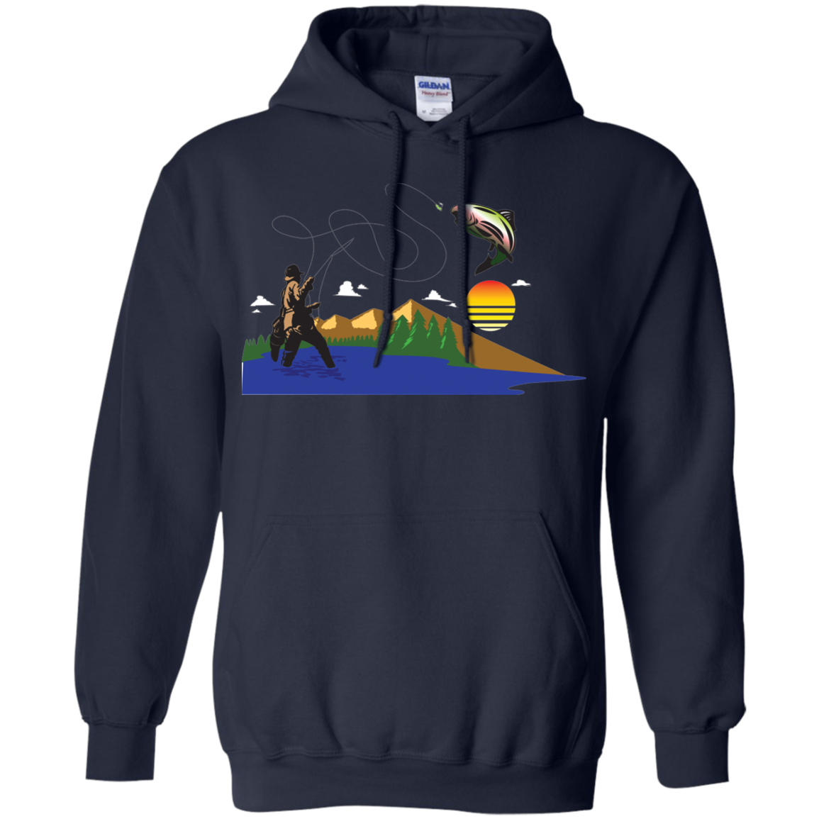 G185 Gildan Pullover Hoodie 8 oz. F2