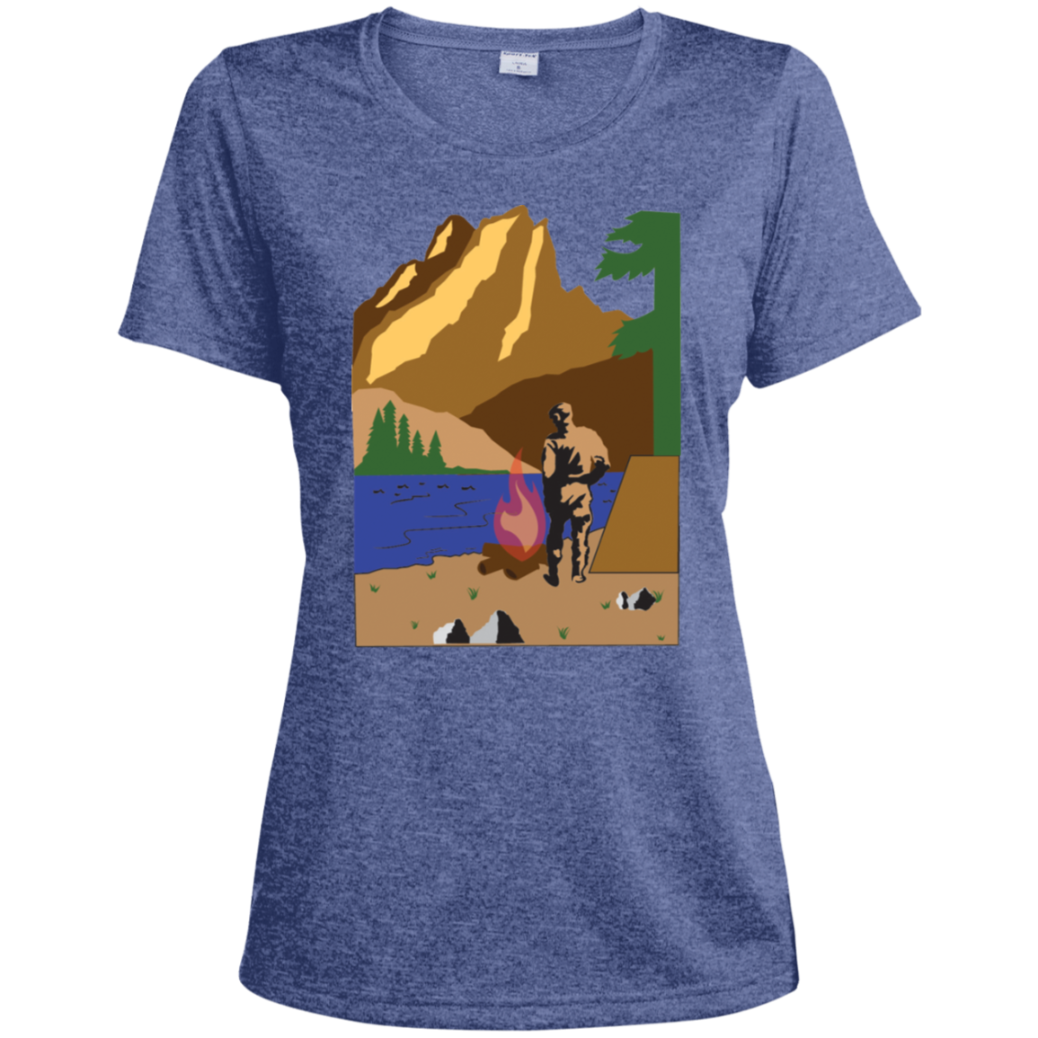 LST360 Sport-Tek Ladies' Heather Dri-Fit Moisture-Wicking T-Shirt