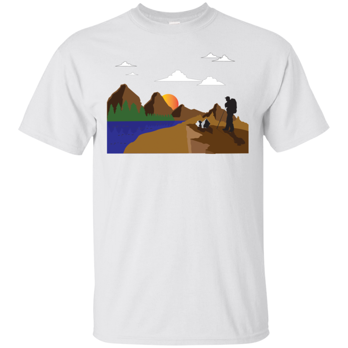 G200 Gildan Ultra Cotton T-Shirt Hiking