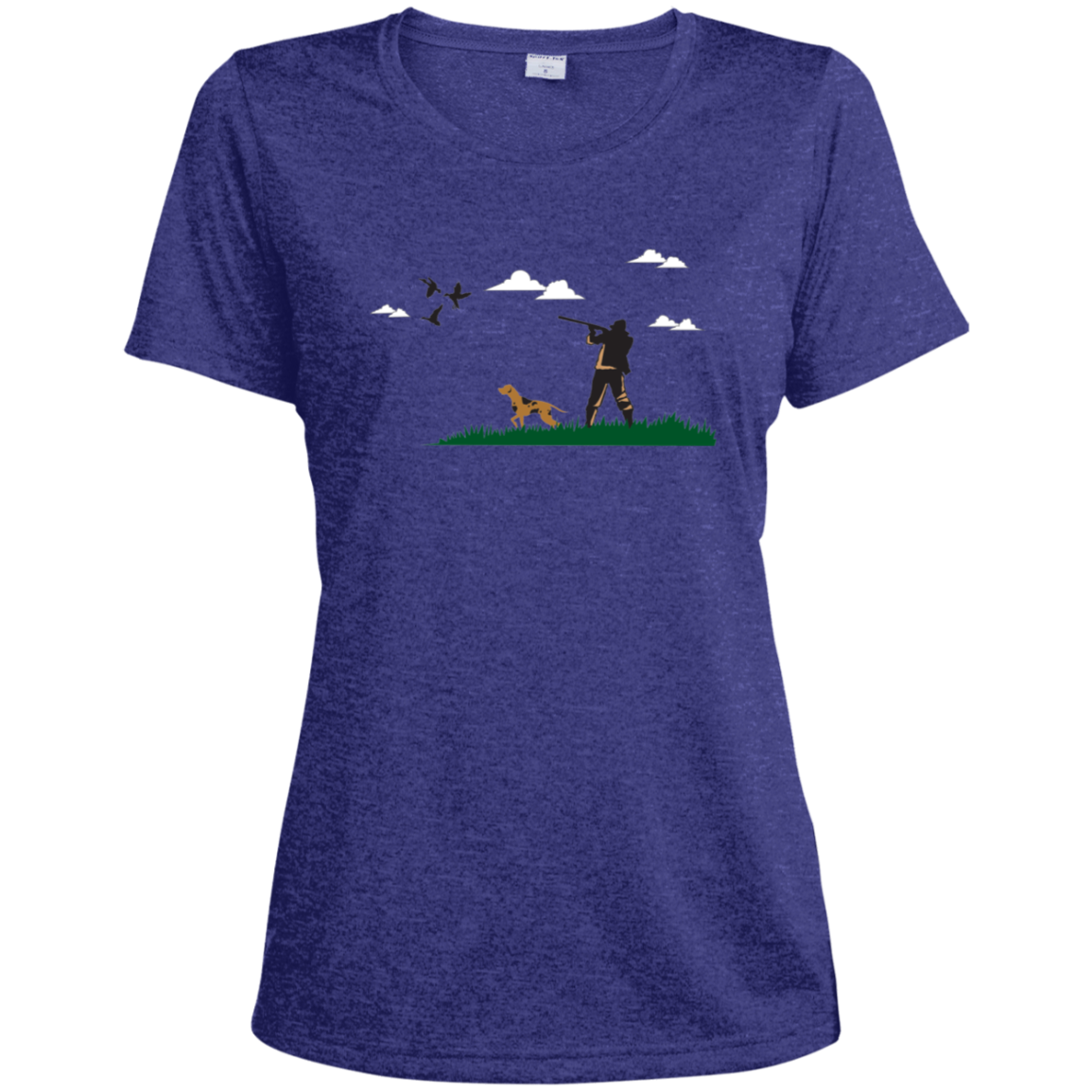 LST360 Sport-Tek Ladies' Heather Dri-Fit Moisture-Wicking T-Shirt