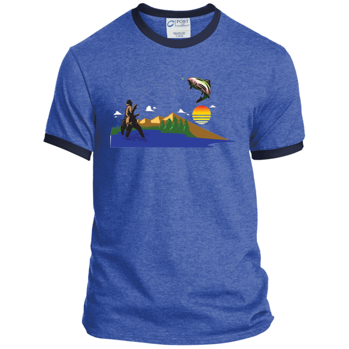 PC54R Port & Co. Ringer Tee F2