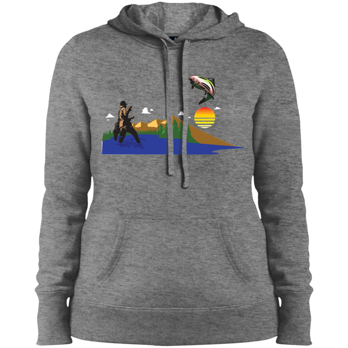 LST254 Sport-Tek Ladies' Pullover Hooded Sweatshirt F2