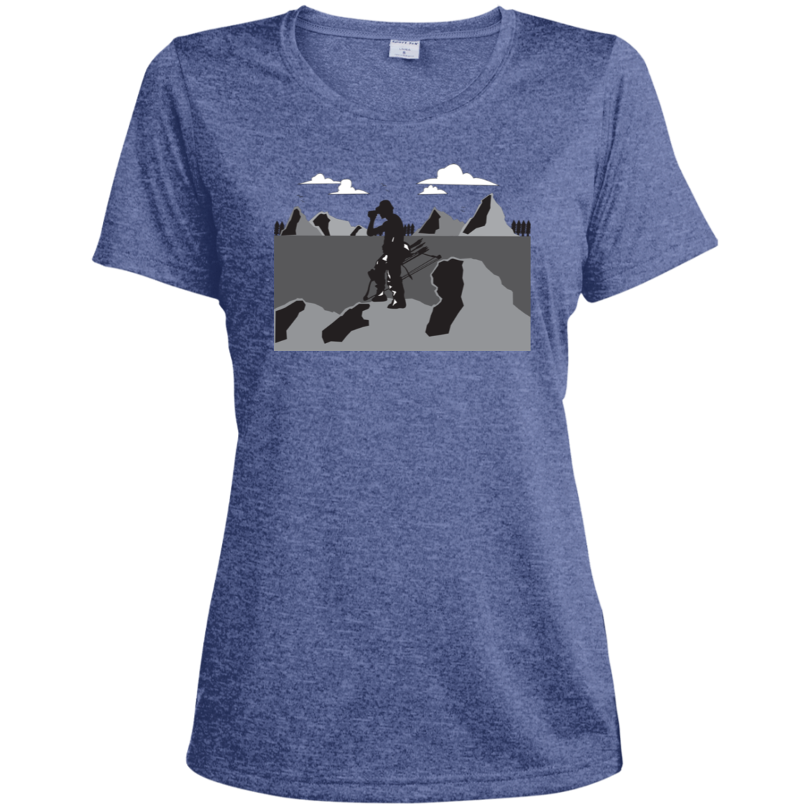 LST360 Sport-Tek Ladies' Heather Dri-Fit Moisture-Wicking T-Shirt A1