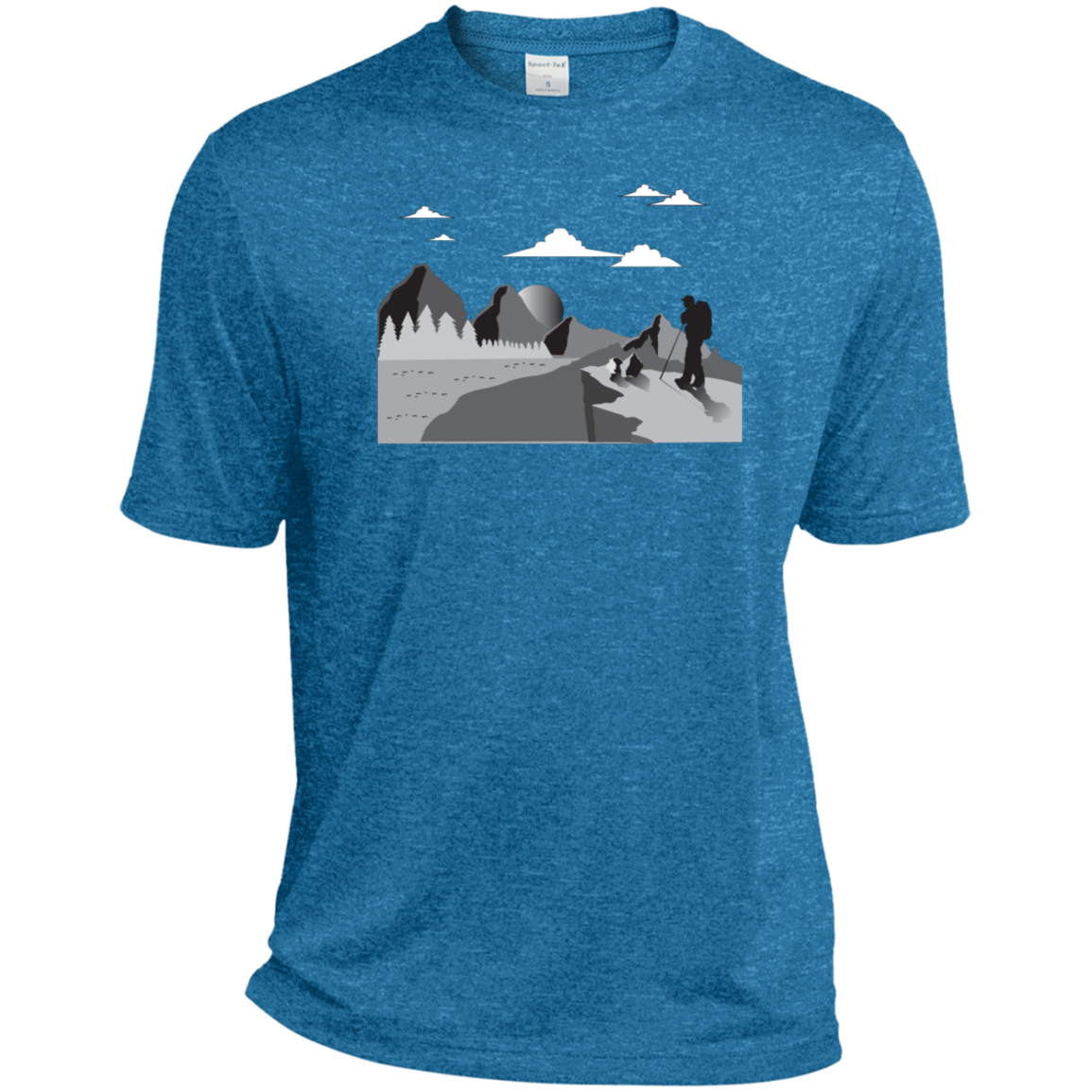 ST360 Sport-Tek Heather Dri-Fit Moisture-Wicking T-Shirt Hiking