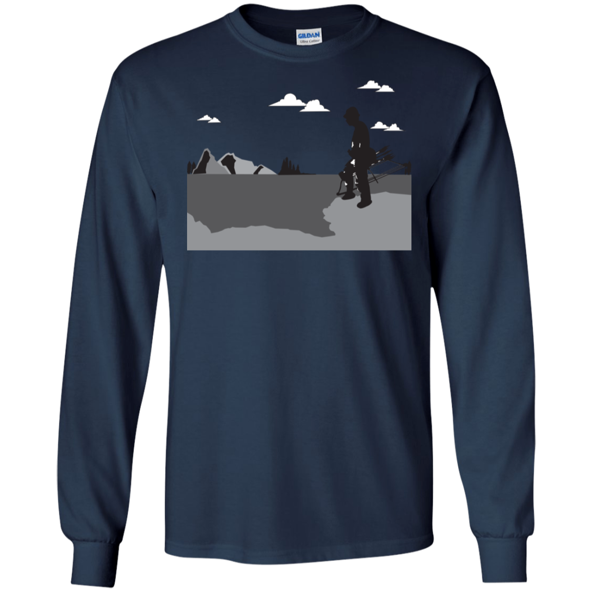 G240 Gildan LS Ultra Cotton T-Shirt A2