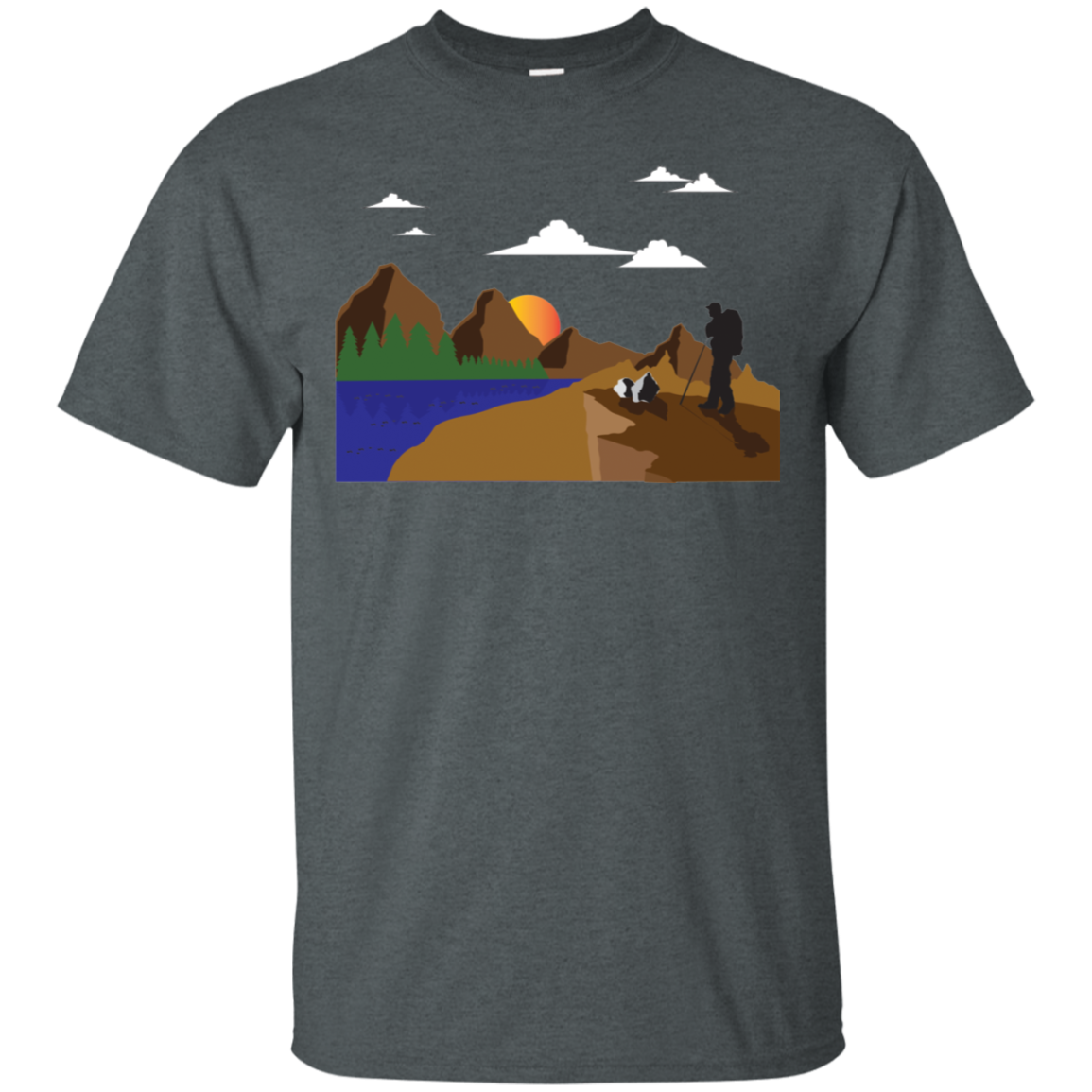 G200 Gildan Ultra Cotton T-Shirt Hiking