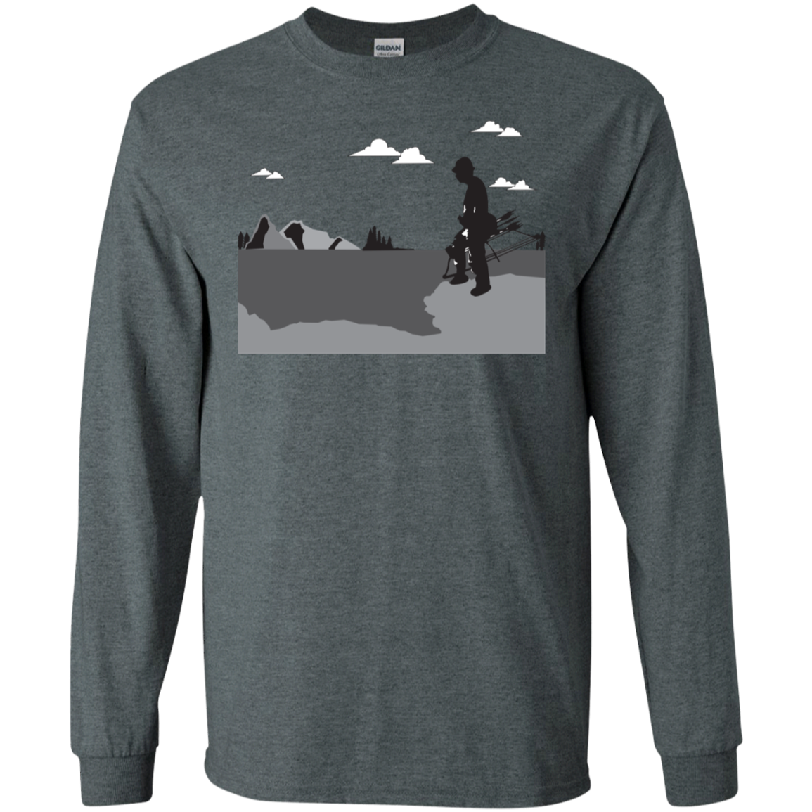 G240 Gildan LS Ultra Cotton T-Shirt A2