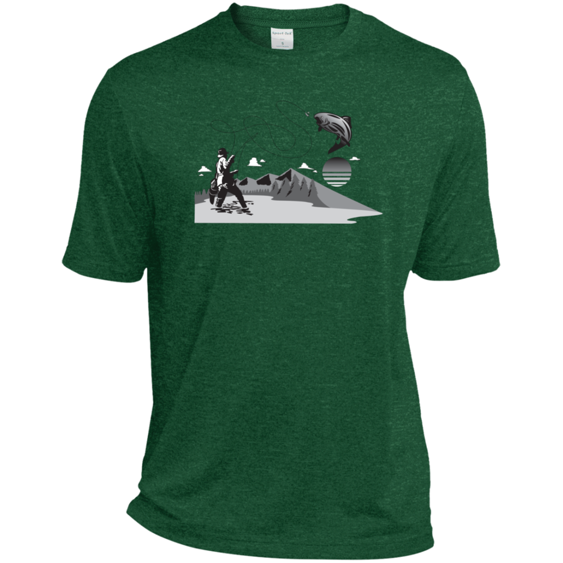 ST360 Sport-Tek Heather Dri-Fit Moisture-Wicking T-Shirt F2