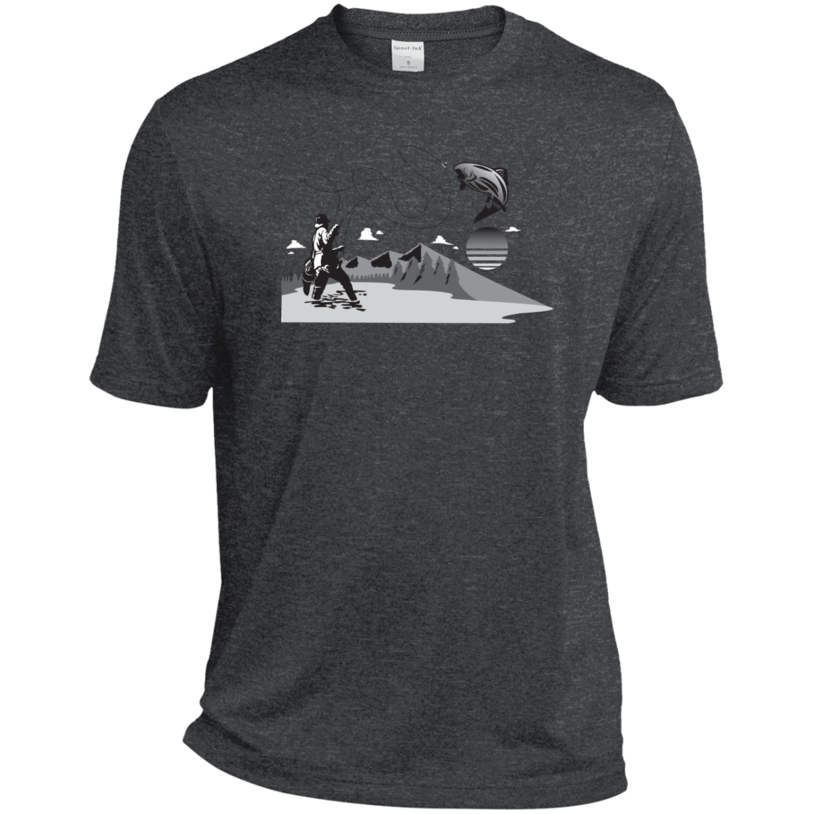 ST360 Sport-Tek Heather Dri-Fit Moisture-Wicking T-Shirt F2