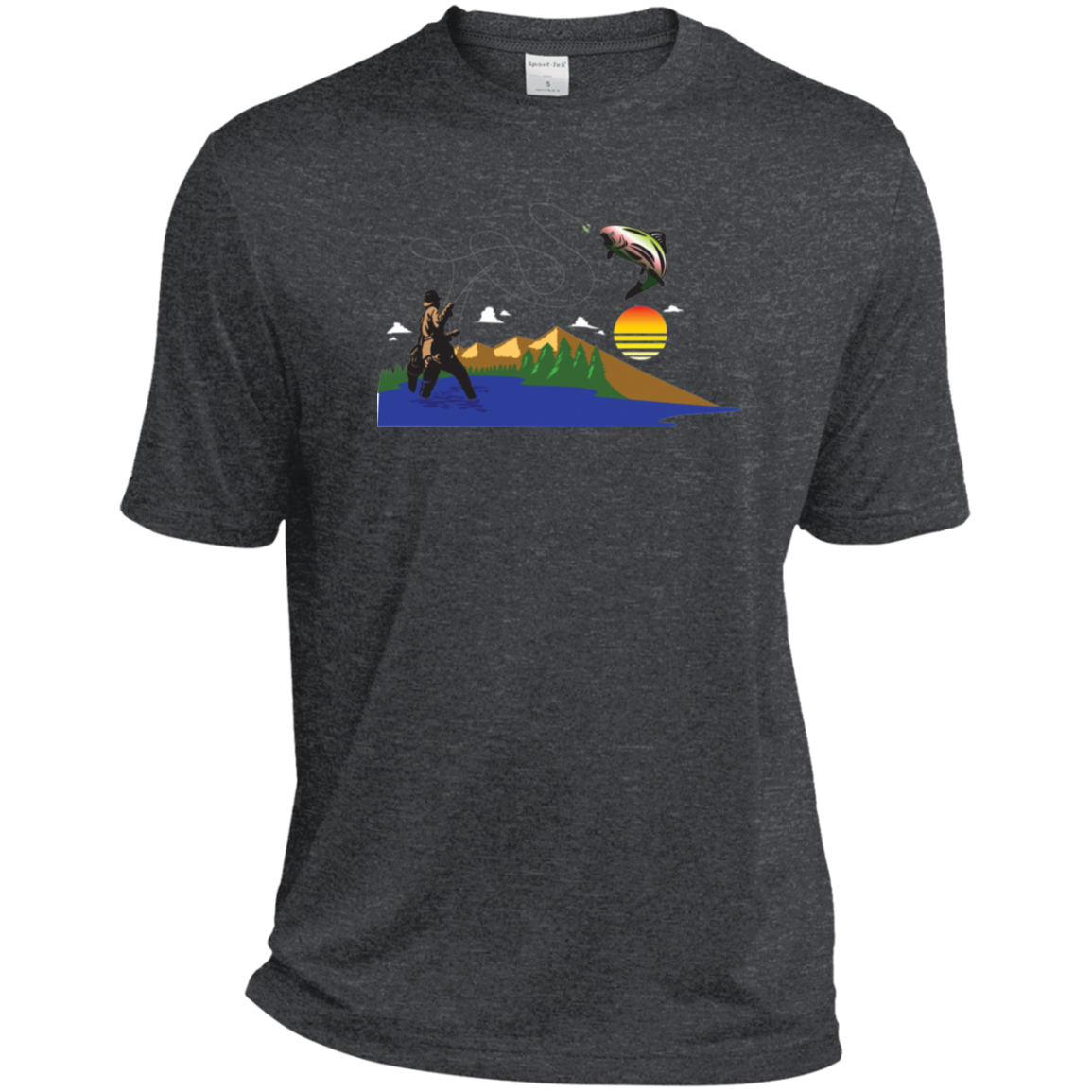 ST360 Sport-Tek Heather Dri-Fit Moisture-Wicking T-Shirt F2