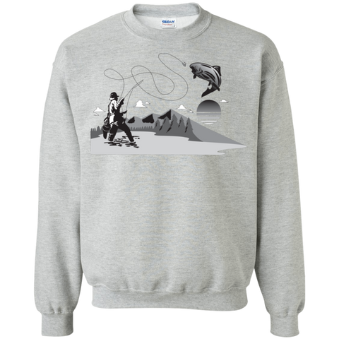 G180 Gildan Crewneck Pullover Sweatshirt  8 oz. F2