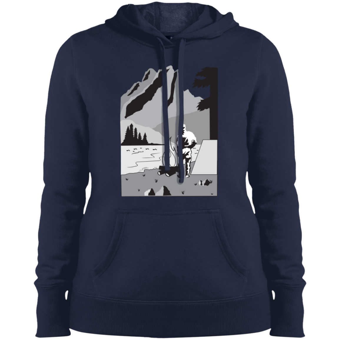 LST254 Sport-Tek Ladies' Pullover Hooded Sweatshirt C1