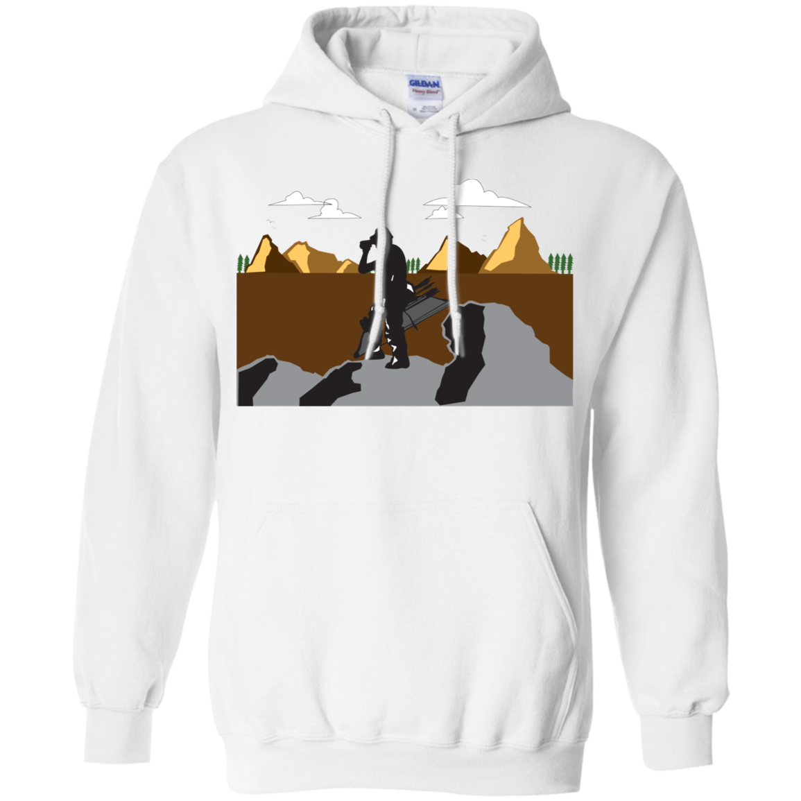 G185 Gildan Pullover Hoodie 8 oz. A1