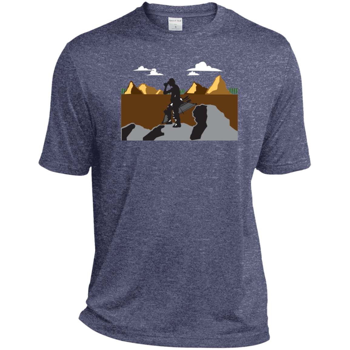 ST360 Sport-Tek Heather Dri-Fit Moisture-Wicking T-Shirt A1